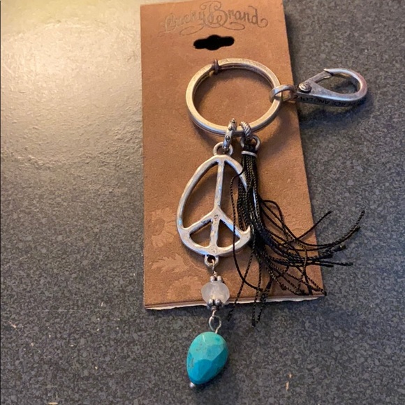 Lucky Brand Accessories - NEW peace bead key ring hippie festival boho style